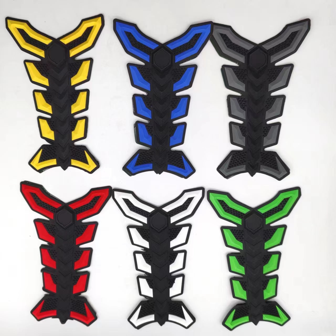 3D Rubber Gas Fuel Oil Tank Pad Protector, Universal Motorcycle Tank Sticker