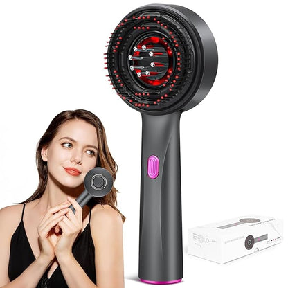 Electric Scalp Massage Comb With Red Light Therapy  Hair Growth Stimulator  Oil Applicator For Anti 5