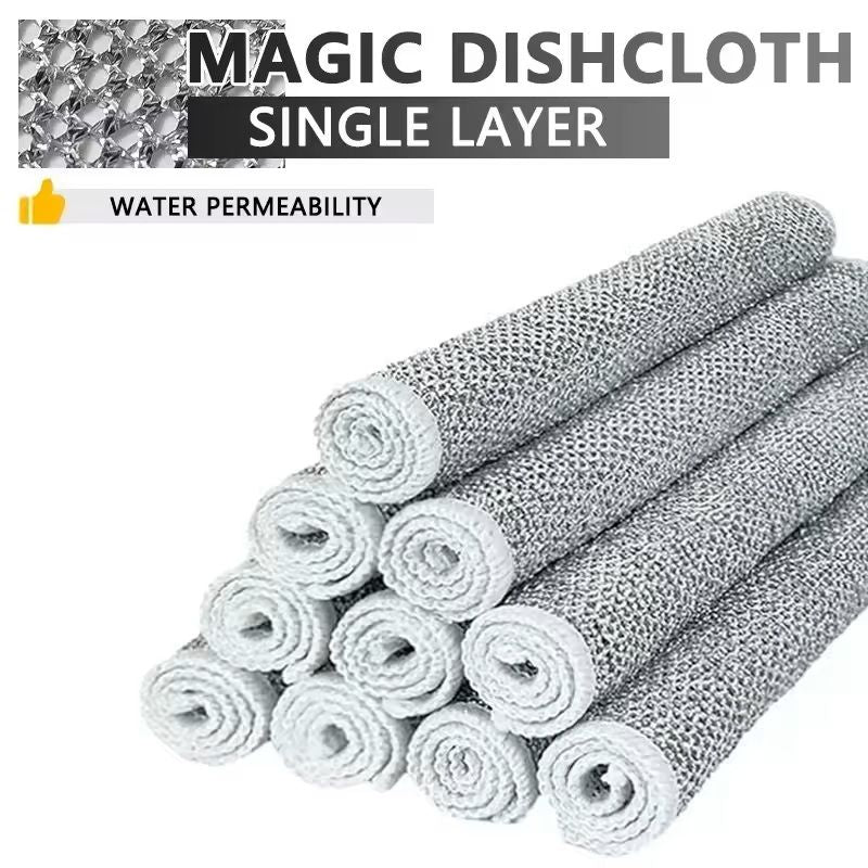 Magic Multipurpose Dishwashing Cloth Wire Mesh Scrubber For Kitchen And Home Cleaning 4