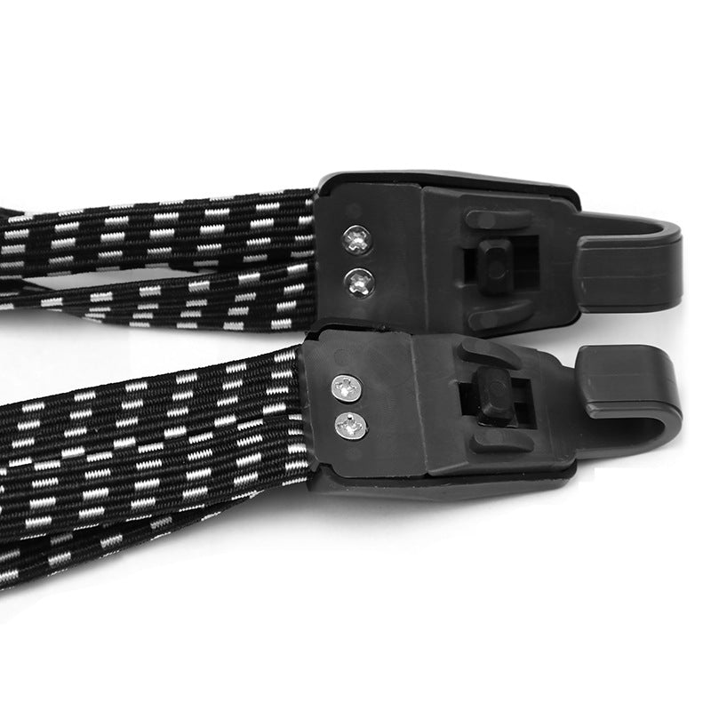 Heavy Duty Bicycle Luggage Ropes Elastic Rubber Straps With Hooks For Mountain Bike Racks  Bags 2