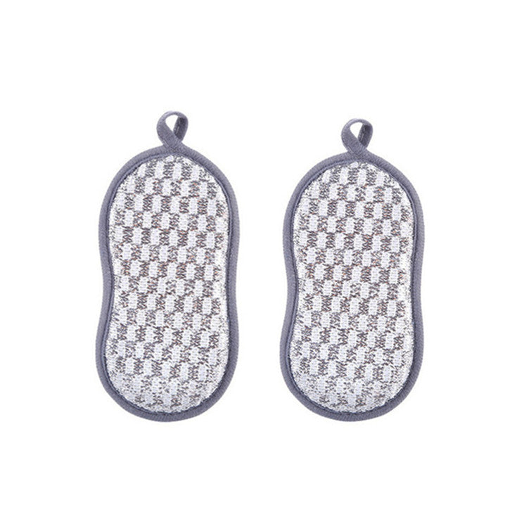 HeavyDuty DoubleSided Sponge Scrubber Ideal For Kitchen Dishwashing  Cleaning Tasks 8