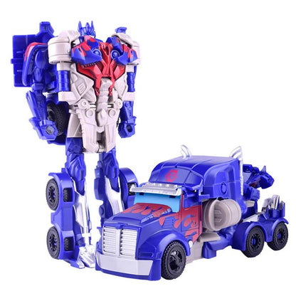 Mini Metamorphic Car Robot Toy for Kids, Educational Action Doll Transformation Vehicle, Children Birthday Gift