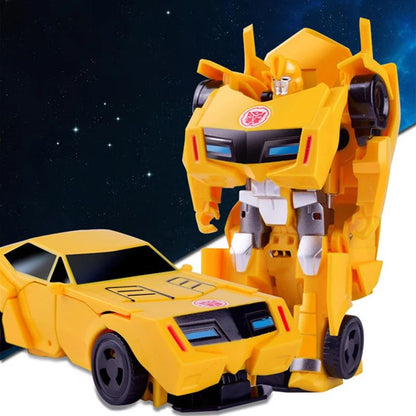 Mini Metamorphic Car Robot Toy For Kids Educational Action Doll Transformation Vehicle Children Bir 2