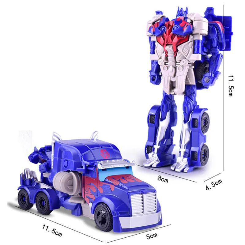 Mini Metamorphic Car Robot Toy For Kids Educational Action Doll Transformation Vehicle Children Bir 4