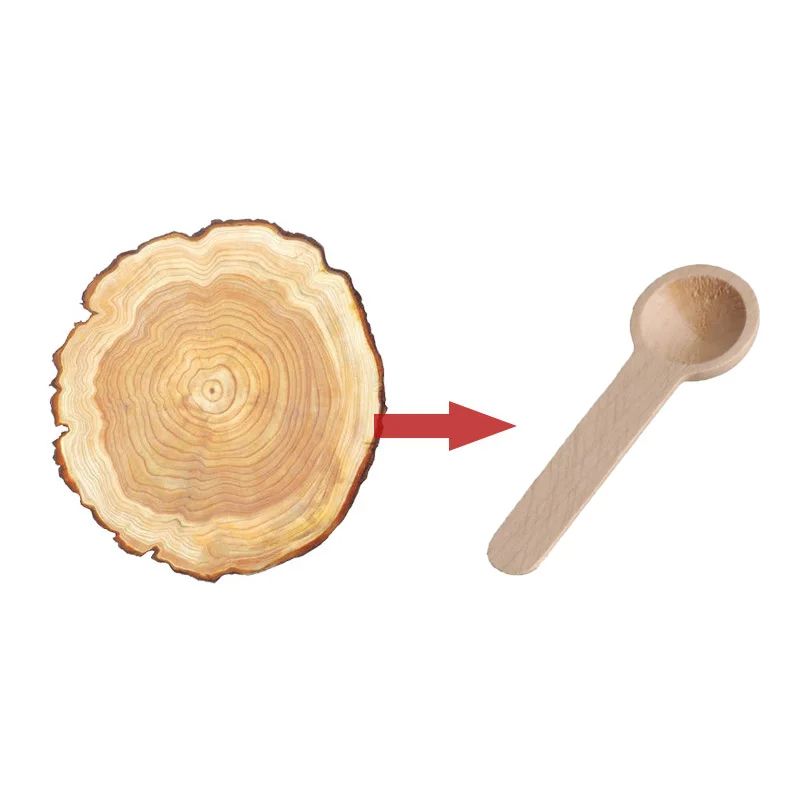 10Pcs Mini Wooden Spoons For Kitchen Seasoning Honey Coffee Salt Spice Jars  Natural Wood Measuring 4
