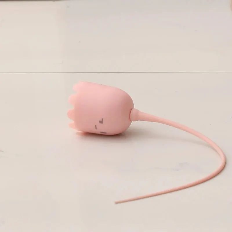 Electric Cat Teasing Stick Intelligent Tail Wagging Cat Toy With Silicone Tail Automatic Rotating M 1