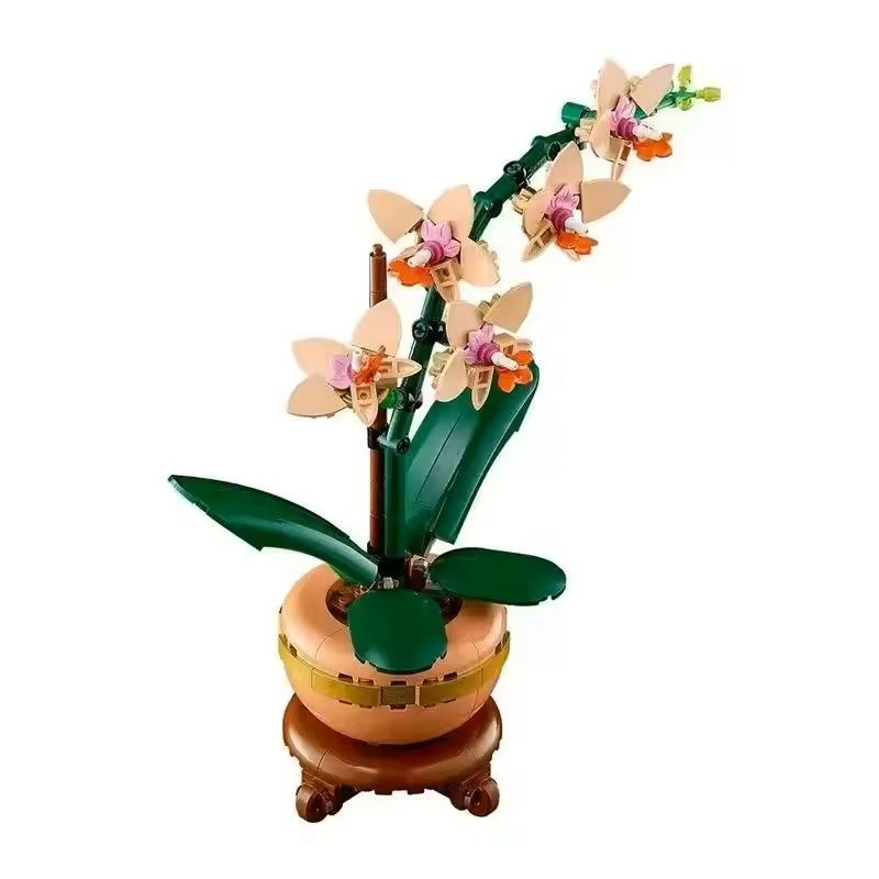 Flower Bonsai Building Block Set Decorative Brick Art Kit For Home Or Office Display 2