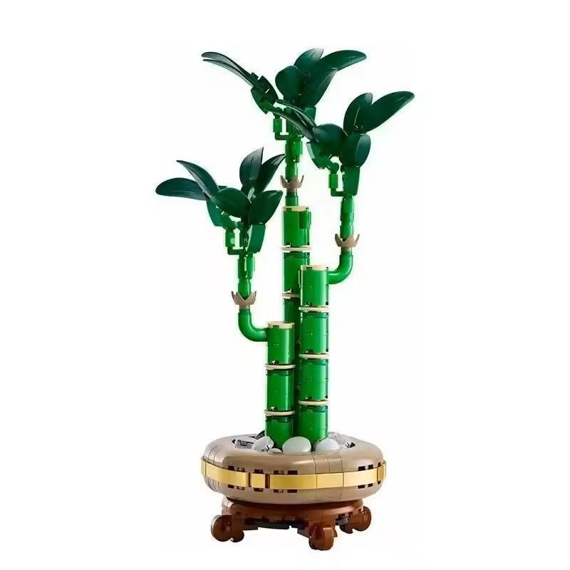 Flower Bonsai Building Block Set Decorative Brick Art Kit For Home Or Office Display 3