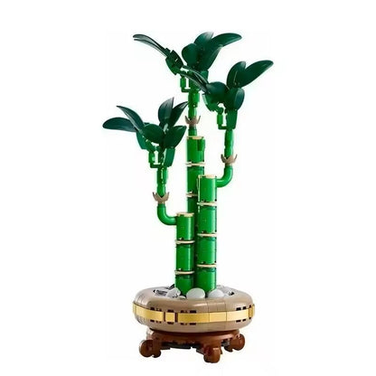 Flower Bonsai Building Block Set Decorative Brick Art Kit For Home Or Office Display 3