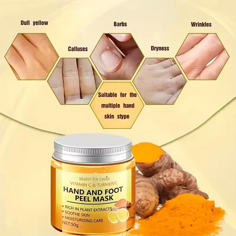 Vitamin C And Turmeric Hand And Foot Wax Mask For Soft Smooth Skin 3
