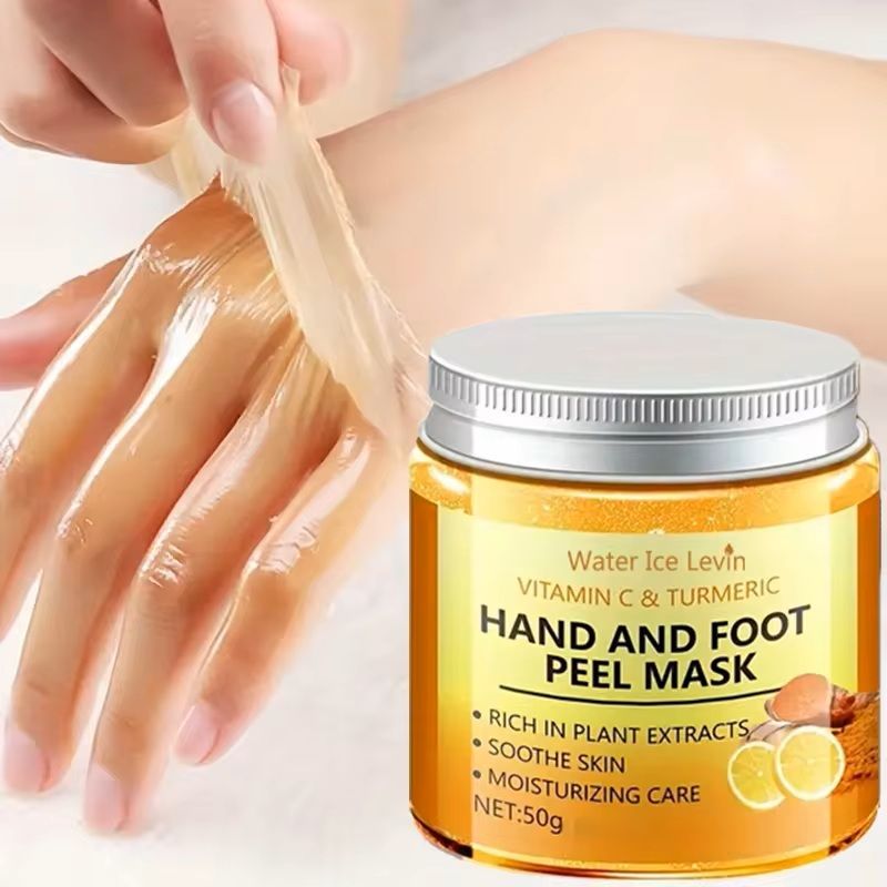 Vitamin C and Turmeric Hand and Foot Wax Mask for Soft Smooth Skin