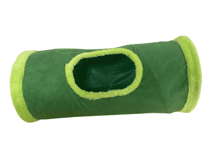 Collapsible Cat Winter Suede Tunnel Interactive 2 Way  3 Way Play Chase Hide Tunnel For Puppy Rabbi 16