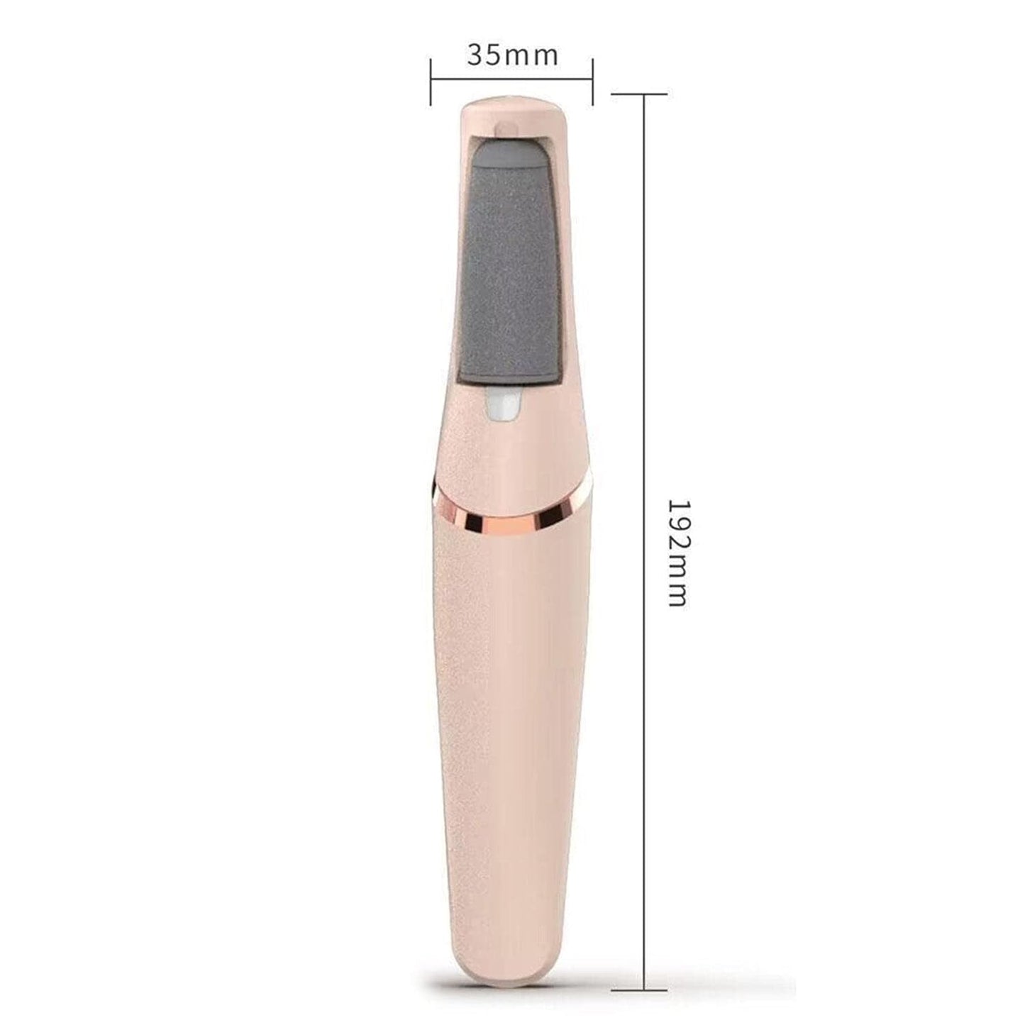 USB Rechargeable Electric Foot Grinder  Pedicure Tool With 2 Removable Roller Heads For Smooth Soft 5