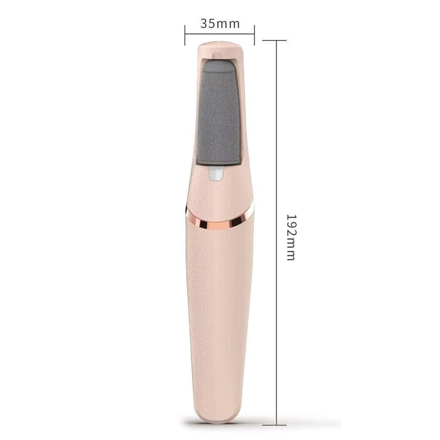 USB Rechargeable Electric Foot Grinder  Pedicure Tool With 2 Removable Roller Heads For Smooth Soft 5