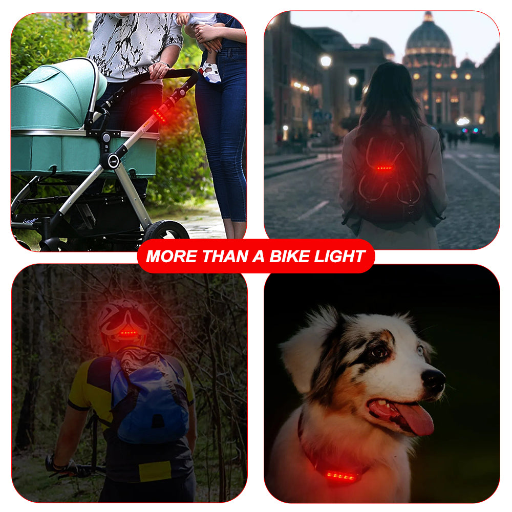 Ultra Bright USB Rechargeable Rear Bike Tail Light Red LED Safety Taillight For Easy Bicycle Instal 2