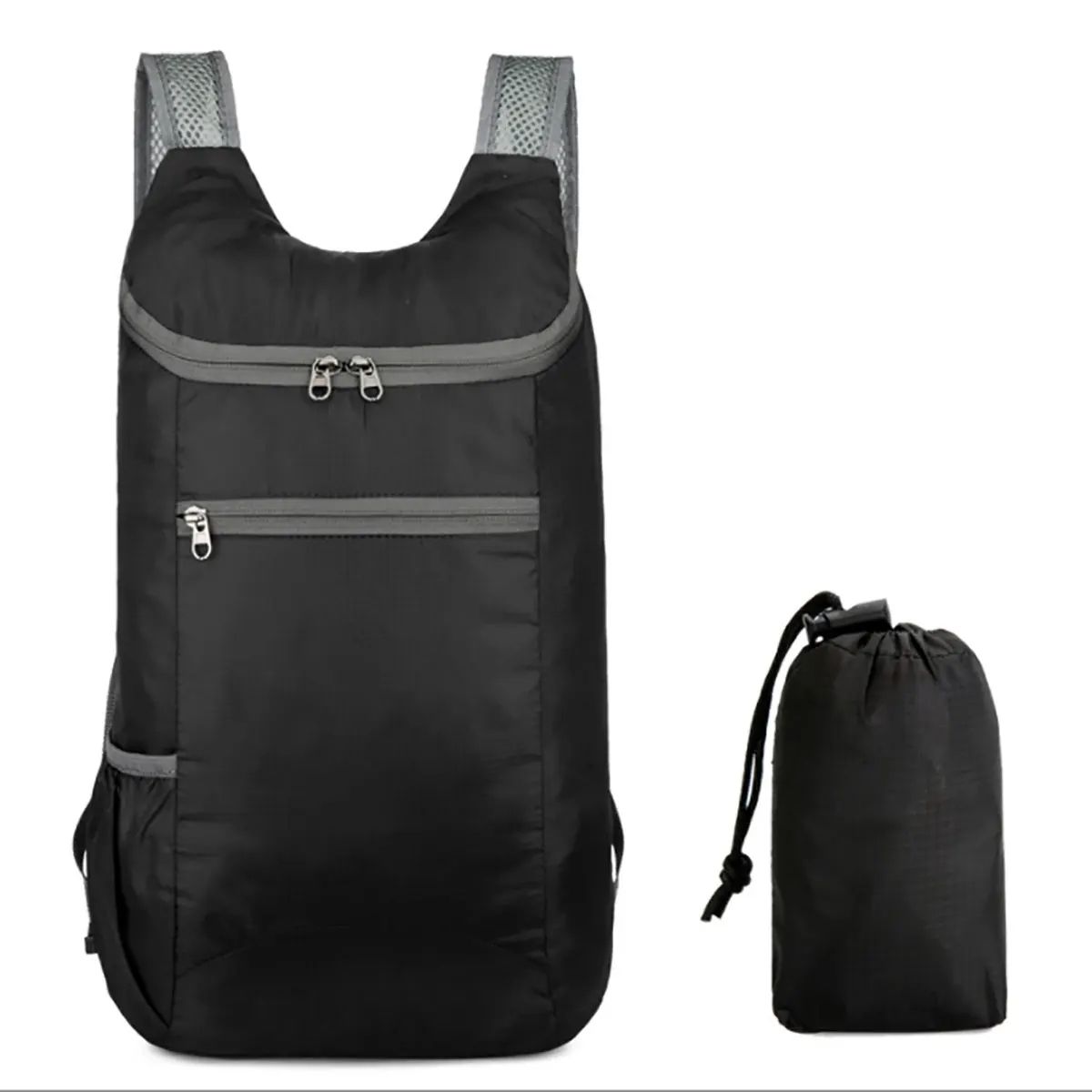 1pc Weekend Travel Bag – Foldable Waterproof Tear-Resistant Lightweight Backpack, Large Capacity Business Travel Sports