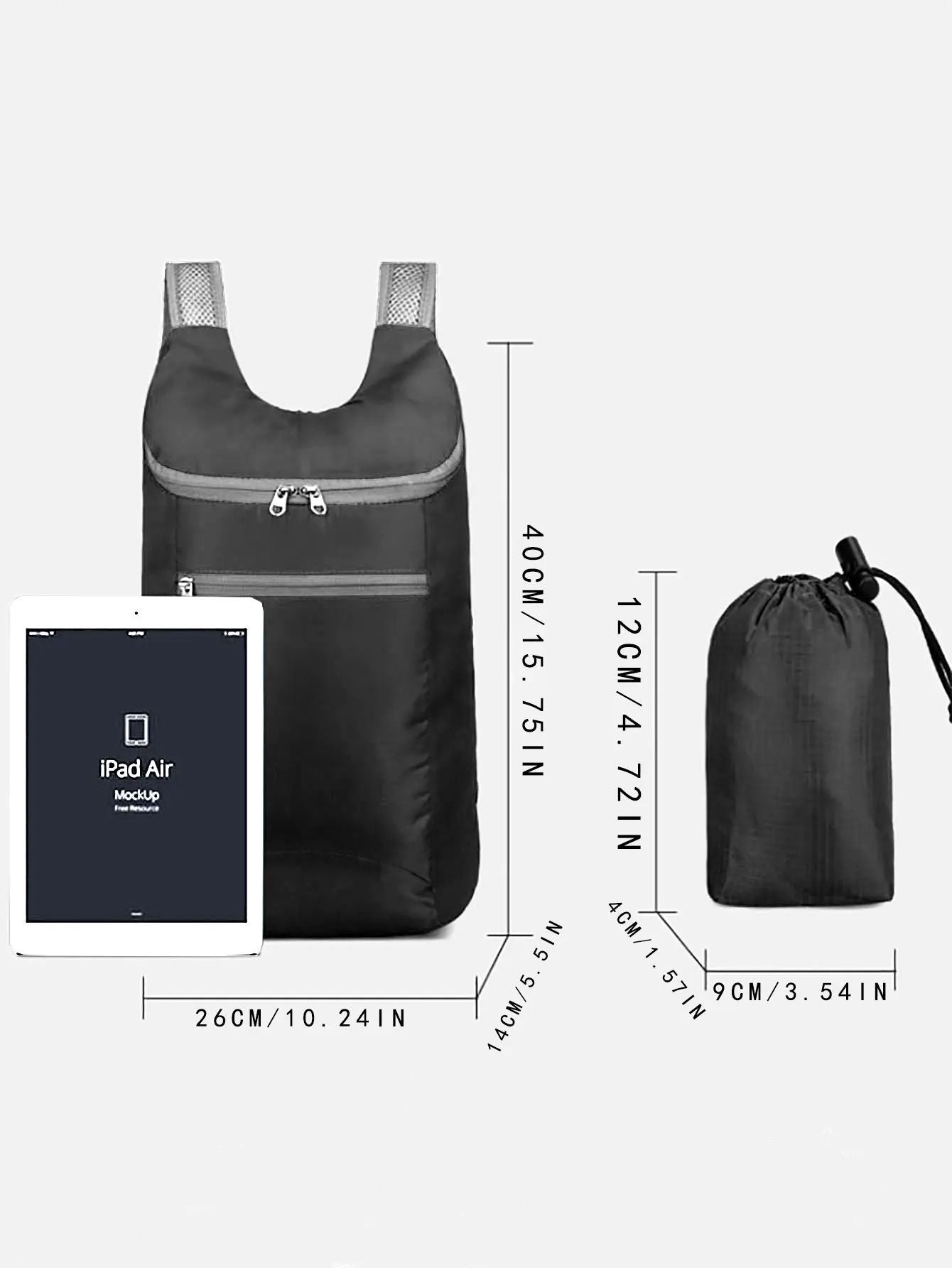 1pc Weekend Travel Bag  Foldable Waterproof TearResistant Lightweight Backpack Large Capacity Busin 4