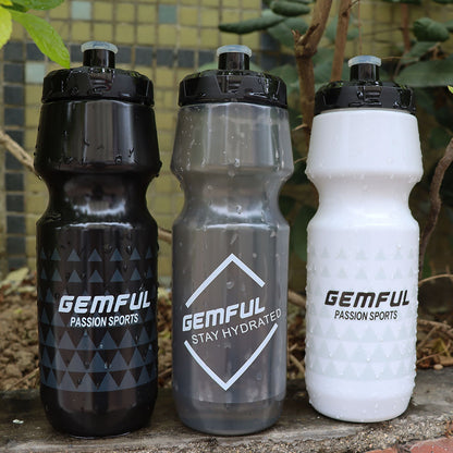 Bike Water Bottle, BPA-Free Squeeze Drink Cup, 24oz Lightweight Reusable Plastic for Sports & Cycling