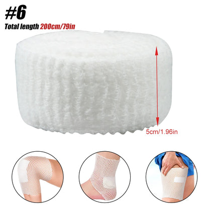 Elastic Net Wound Dressing Breathable Tubular Bandage Mesh Retainer For Ankle  Adult Wound Care 9