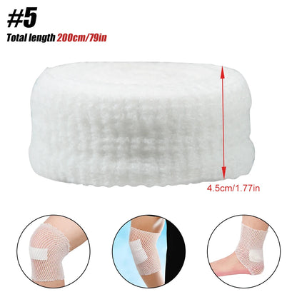 Elastic Net Wound Dressing Breathable Tubular Bandage Mesh Retainer For Ankle  Adult Wound Care 8