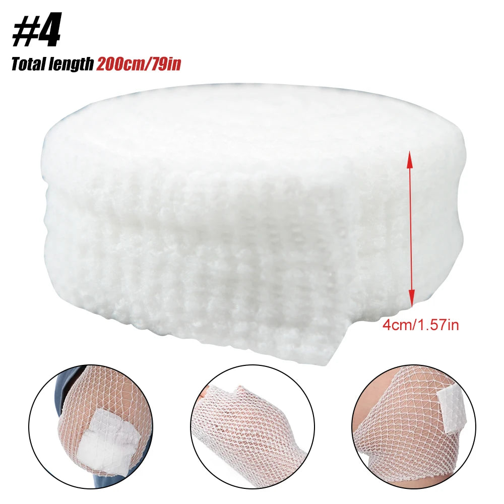 Elastic Net Wound Dressing Breathable Tubular Bandage Mesh Retainer For Ankle  Adult Wound Care 7