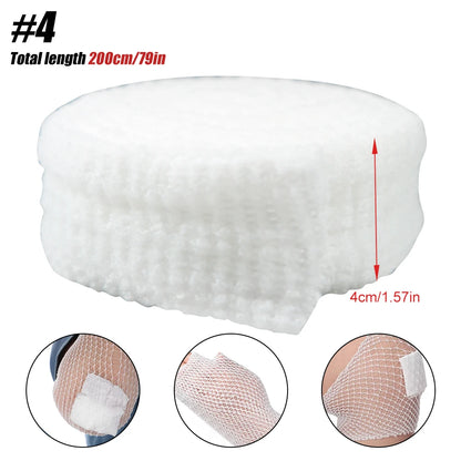 Elastic Net Wound Dressing Breathable Tubular Bandage Mesh Retainer For Ankle  Adult Wound Care 7