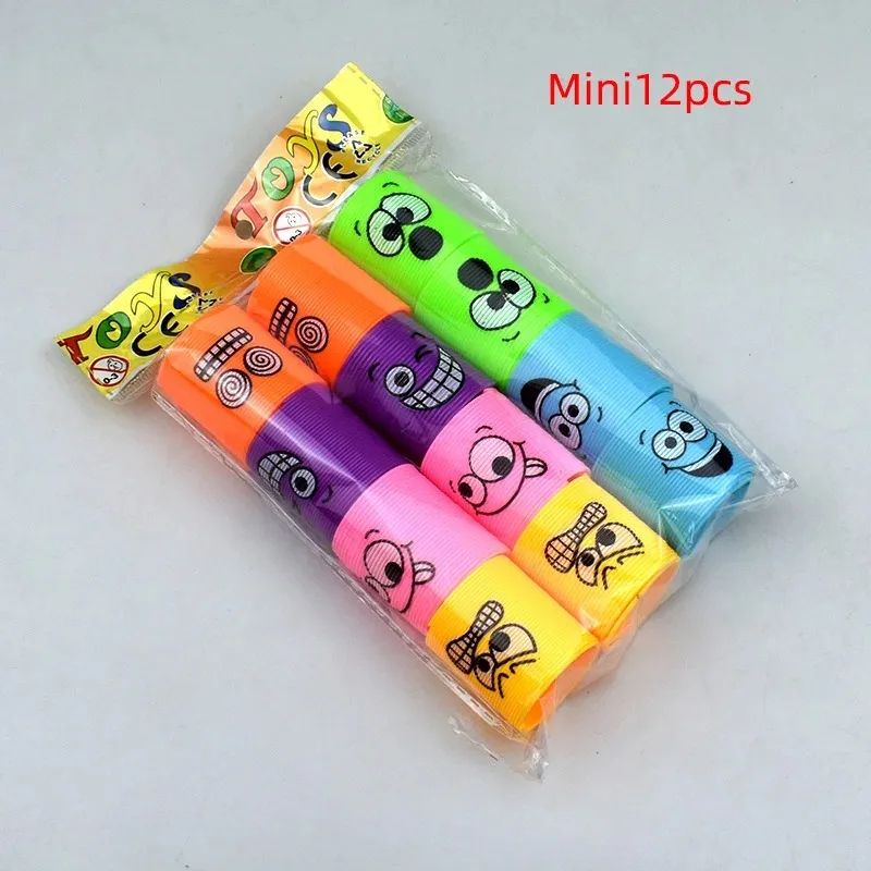 Rainbow Magic Springs Circle Toys Kids Birthday Party Favors Small Gifts Pinata Fillers Flexible Fu 6