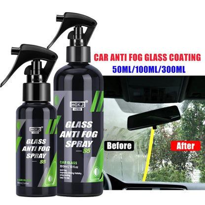 Waterproof Car Anti Fog Glass Spray, Windshield Rain Repellent Coating, AntiFog Cleaner Liquid for Auto Windows & Mirror