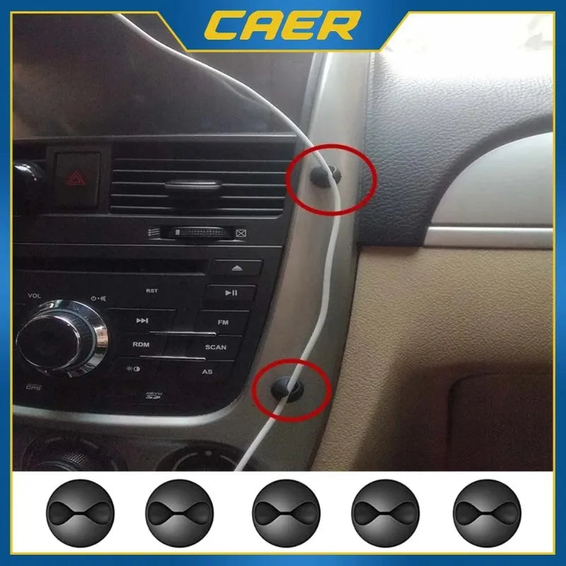 Fixing Clip For Charging Cables Car Accessories Table Hub Organizer For Headphone And Charger Tangl 2
