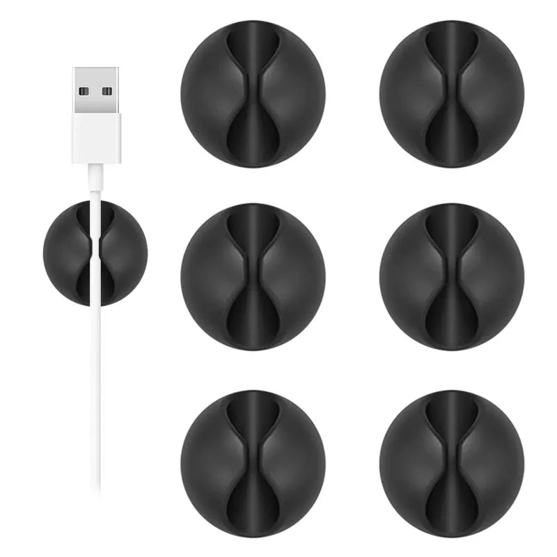 Fixing Clip For Charging Cables Car Accessories Table Hub Organizer For Headphone And Charger Tangl 3