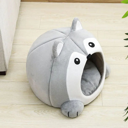 Plush Cat House Sofa Warm Pet Bed Small Dog Cushion Kittens Cave Puppy Tent Mat Soft Basket For Cat 3