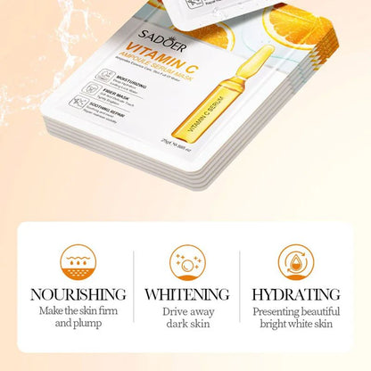 Gold Hyaluronic Acid Facial Masks Firming Moisturizing Brightening Hydrating Skin Care Treatment 2