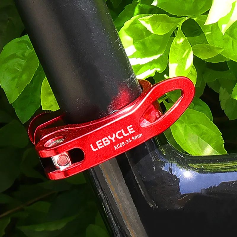 Lebycle Ultralight Aluminum Quick Release Bike Seat Post Clamp for Road & MTB