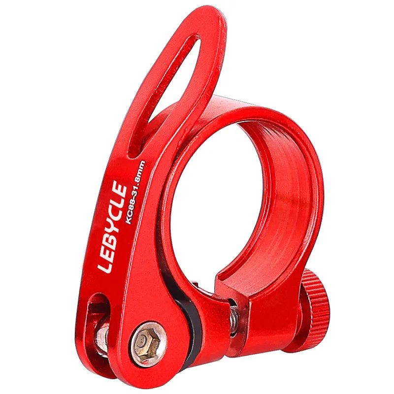 Lebycle Ultralight Aluminum Quick Release Bike Seat Post Clamp For Road  MTB 1