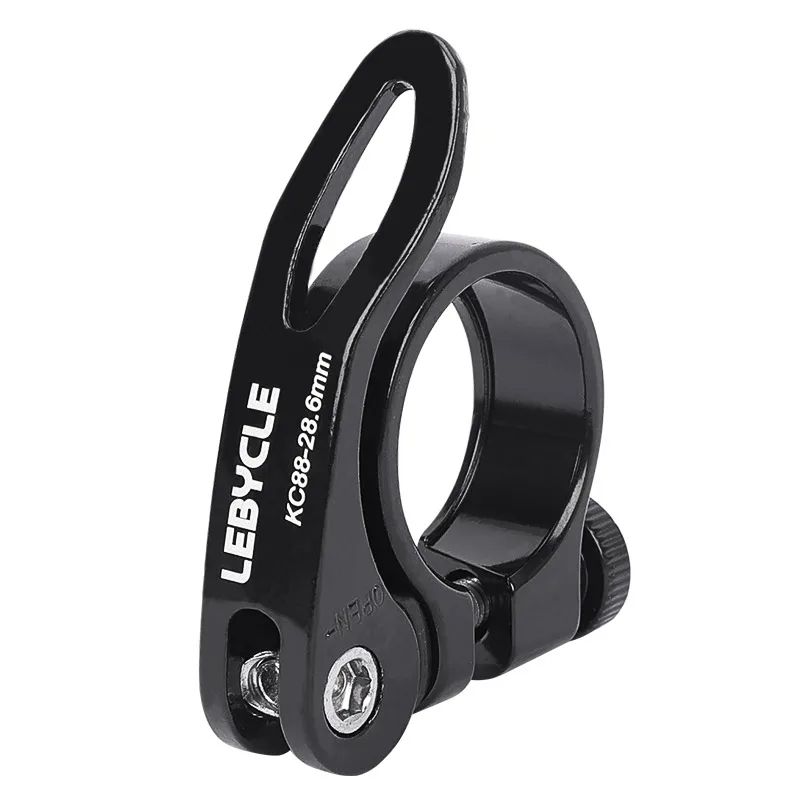 Lebycle Ultralight Aluminum Quick Release Bike Seat Post Clamp For Road  MTB 4