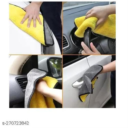 Thick Microfiber Car Cleaning Towels  Ultra Soft Double Layer Drying Cloths 126pcs Set 5