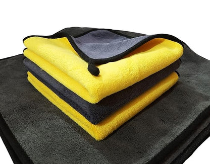 Thick Microfiber Car Cleaning Towels  Ultra Soft Double Layer Drying Cloths 126pcs Set 4