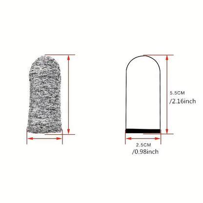 10 Piece Anti Cut Finger Sleeve Set Flexible Fingertip Protectors For Kitchen And Craft Safety 2