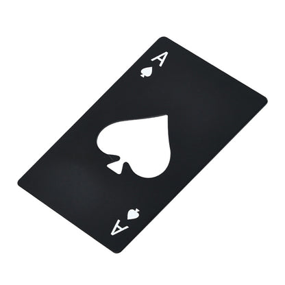 Stainless Steel Poker Card Bottle Can Opener Credit Card Size Metal Bar Tool For Beer  Restaurant U 7