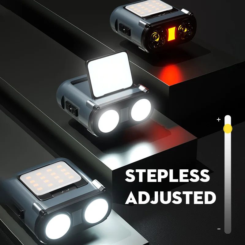 Warsun Owl Headlamp Portable Rechargeable Headlight With TypeC Charging Rotating LED Flashlight For 3