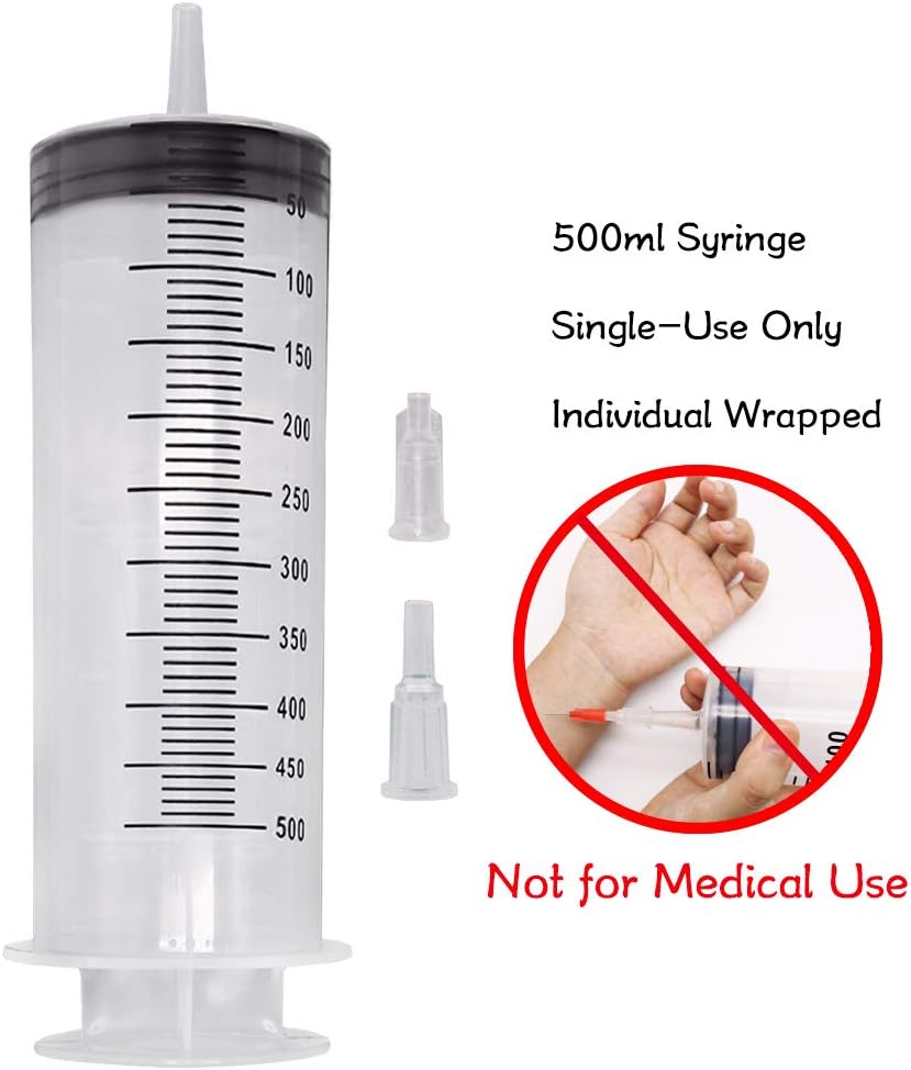 Large Capacity Syringe Pump With Hose  100ml300ml550ml Oil Liquid  Pet Feeding Dispenser For Hydrop 2