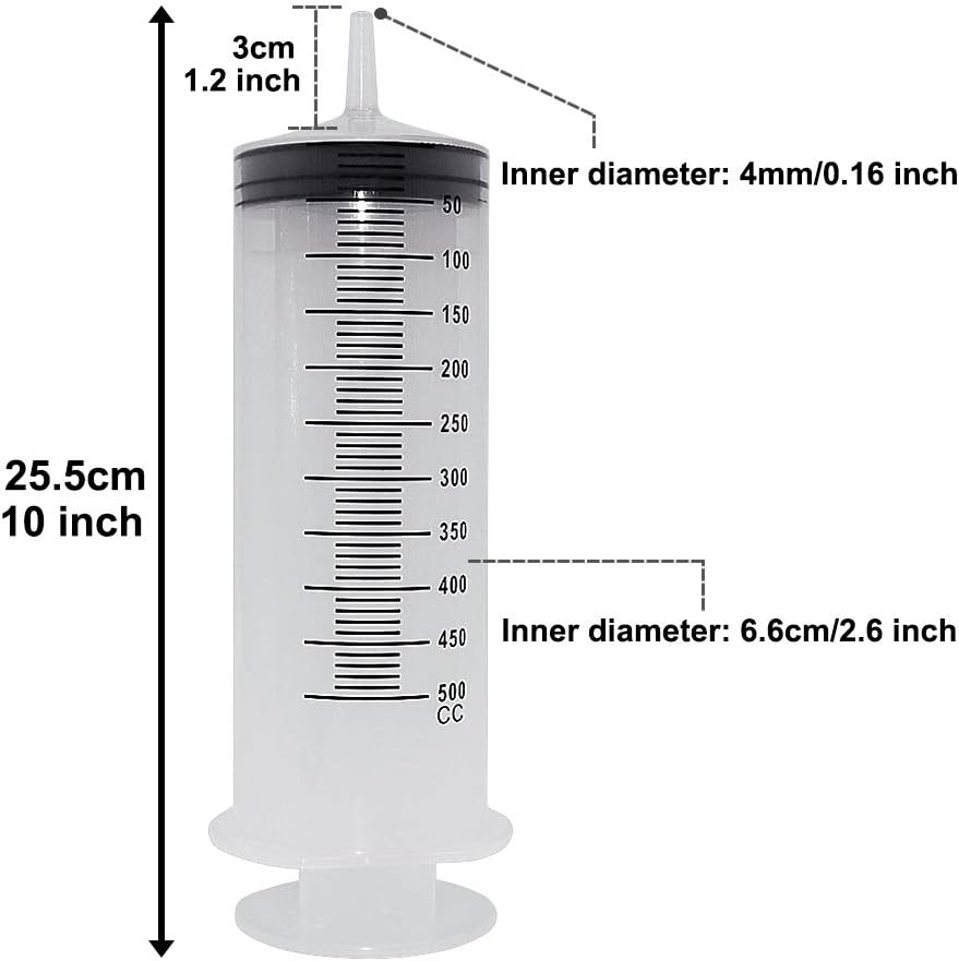 Large Capacity Syringe Pump With Hose  100ml300ml550ml Oil Liquid  Pet Feeding Dispenser For Hydrop 1