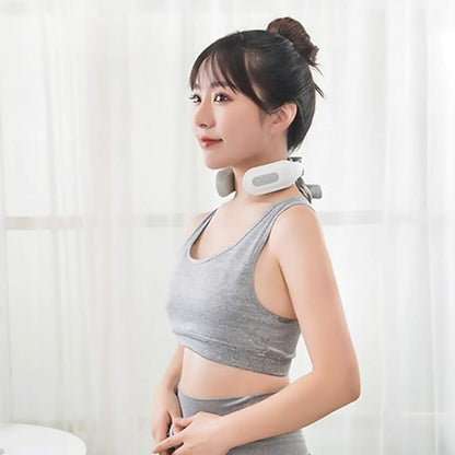 4D Neck Massage Machine With Heat  Cervical Spine Massager With Vibration Hot Compress  Breathing L 6