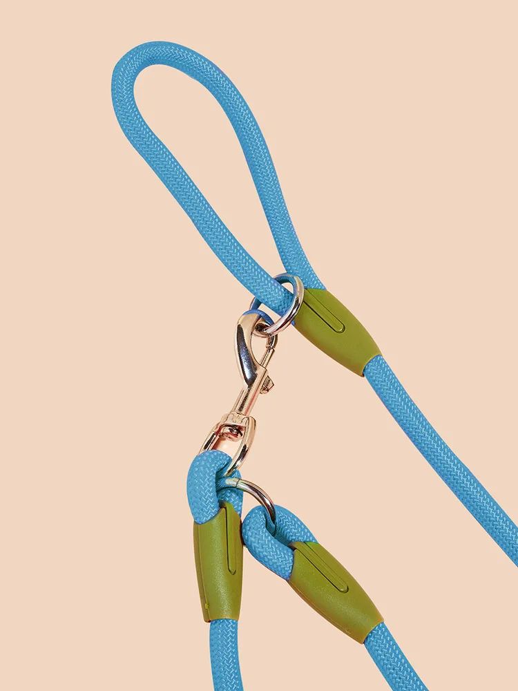 Reflective Nylon Dog Leash With Traffic Handle Slip Lead Rope Chain For Small Large Dogs HandsFree  5
