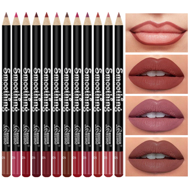 Long Lasting Lipstick Set with Professional Lip Liner Pencil & Matte Lip Gloss for Women, Perfect Valentines Day Gifts