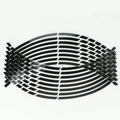 Motorcycle Wheel Tire Stickers Reflective Rim Tape Strips Universal Motorbike  Car Auto Decals 7