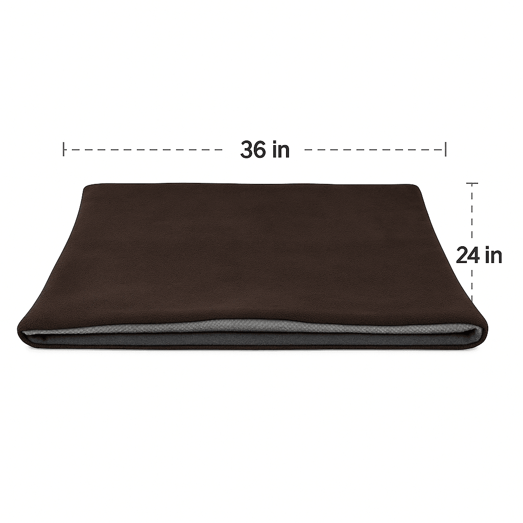 Large SelfWarming Dog Crate Pad Cozy Thermal Mat Machine Washable 2