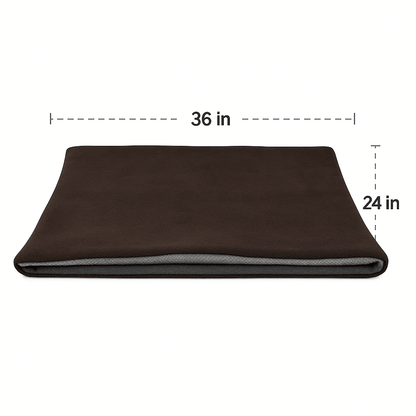 Large SelfWarming Dog Crate Pad Cozy Thermal Mat Machine Washable 2