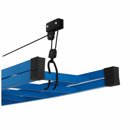 2Pack Kayak Hoist Lift System 125 Lb Capacity Each Overhead Garage Storage For Canoes Bikes And Mor 5
