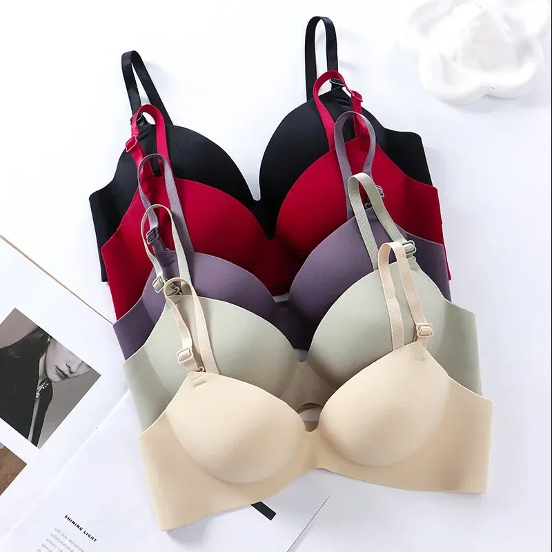 Womens Seamless PushUp Bralette Wireless Breathable Fashion Lingerie For Girls  Students 2
